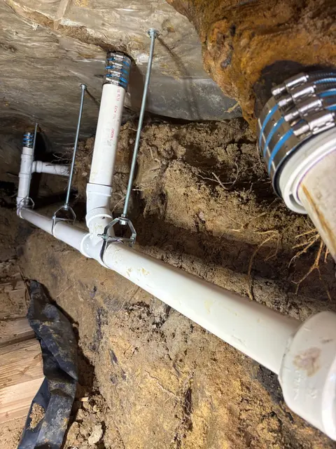 Under-Slab Tunnel Re-Pipe in Groves: New PVC Drain Lines, Floors Left Untouched