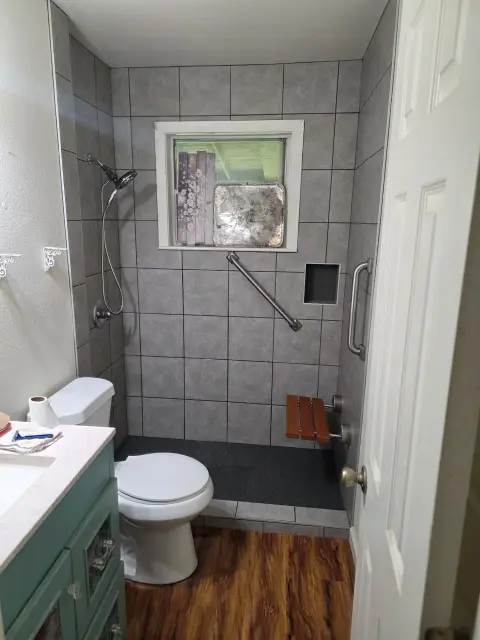 Tub to Curbless Walk-In Shower Conversion in Orange, TX
