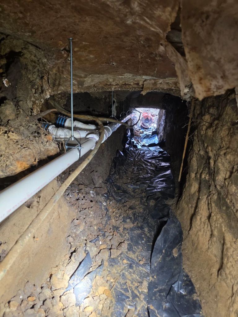 50-Foot Under-Slab Tunnel and Full Drain Re-Pipe in Port Neches — photo 2