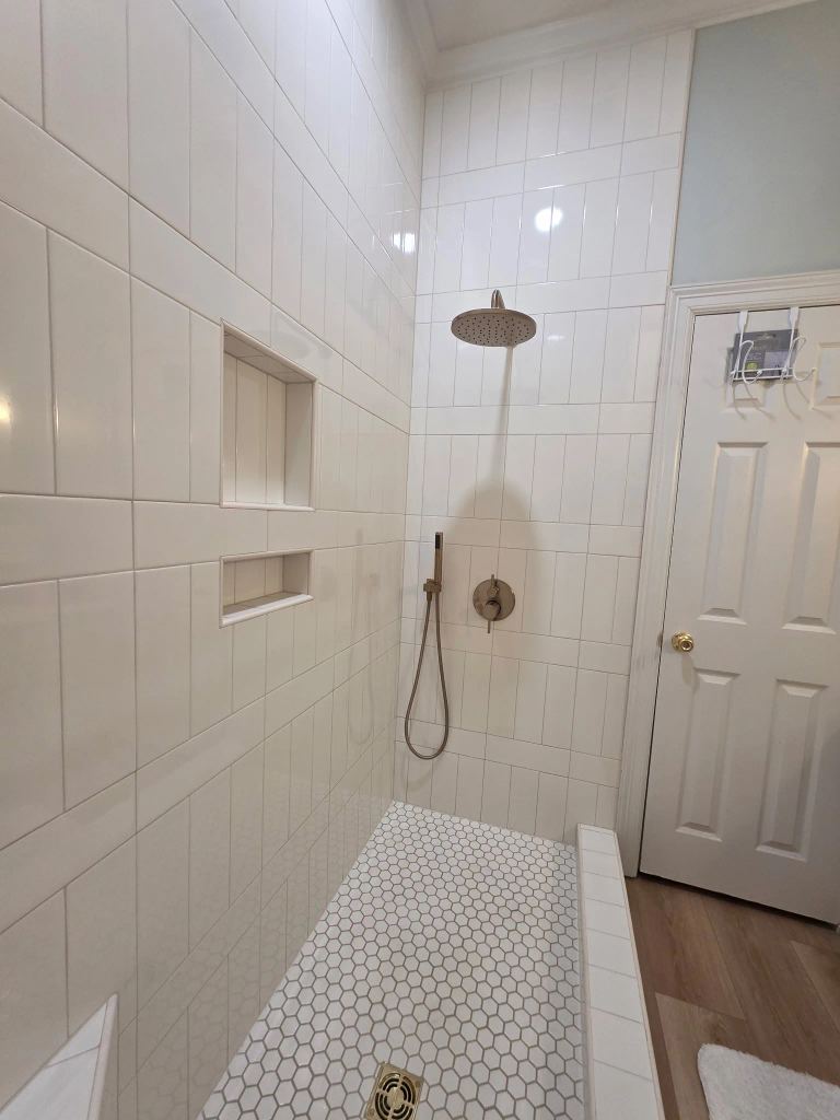 Tub-to-Shower Conversion in Beaumont: New Walk-In Shower Plumbing — photo 2