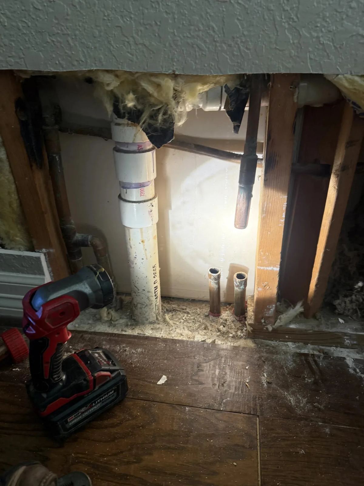 Slab Leak Repair in Nederland, TX: Under-Slab Line Rerouted Through the Wall