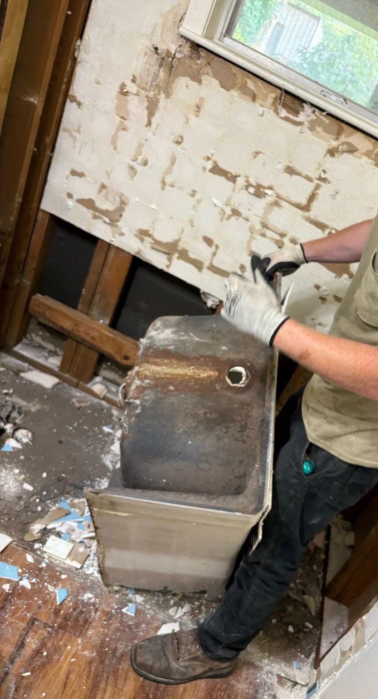 Tub to Curbless Walk-In Shower Conversion in Orange, TX — photo 4